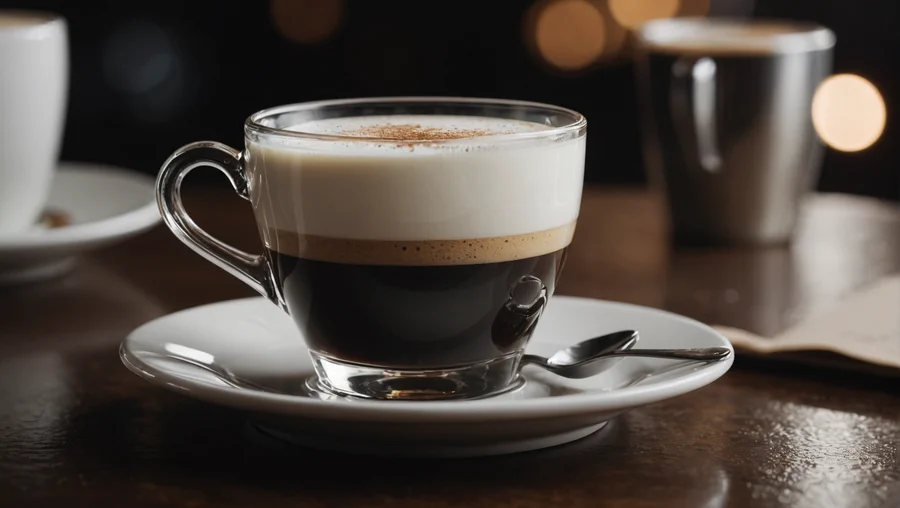 Espresso macchiato - klassisches italienisches Kaffeegetränk