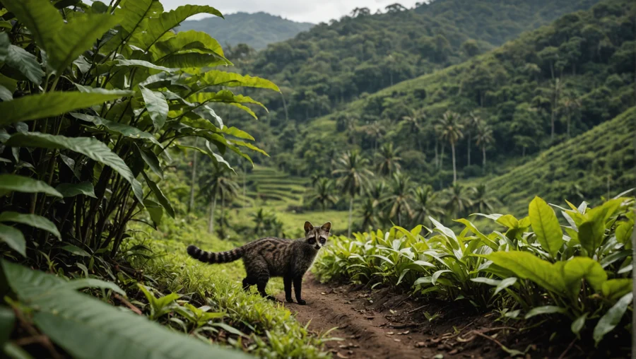 Kopi Luwak - Zibetkatze (Paradoxurus hermaphroditus)